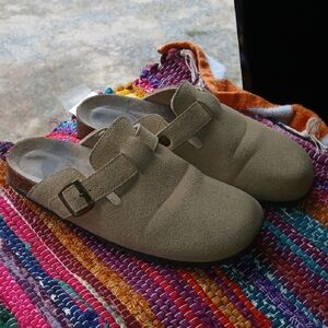 Hot Cakes Tan Suede Slip-On Shoes